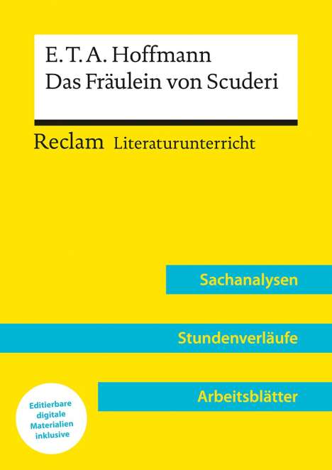 Yomb May: E.T.A. Hoffmann: Das Fräulein von Scuderi (Lehrerband) | Mit Downloadpaket (Unterrichtsmaterialien), Buch