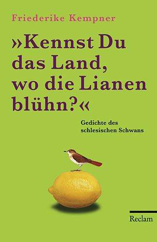 Friederike Kempner: Kempner, F: Kennst Du das Land, wo die Lianen blühn?, Buch