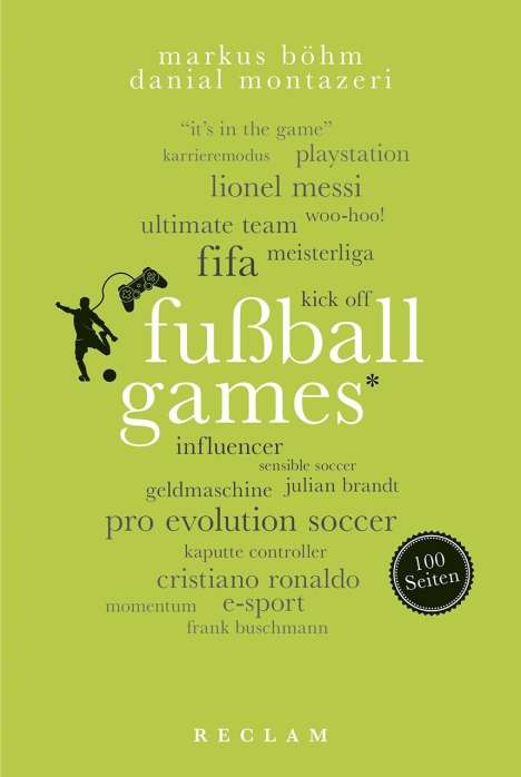 Markus Böhm: Fußballgames. 100 Seiten, Buch