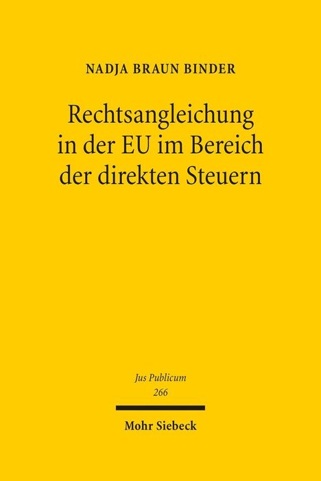 Nadja Braun Binder: Braun Binder, N: Rechtsangleichung in der EU, Buch