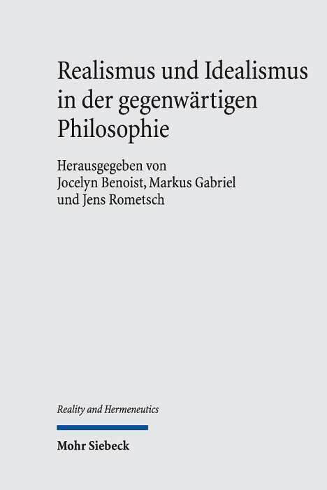 Realismus und Idealismus in der gegenwärtigen Philosophie, Buch