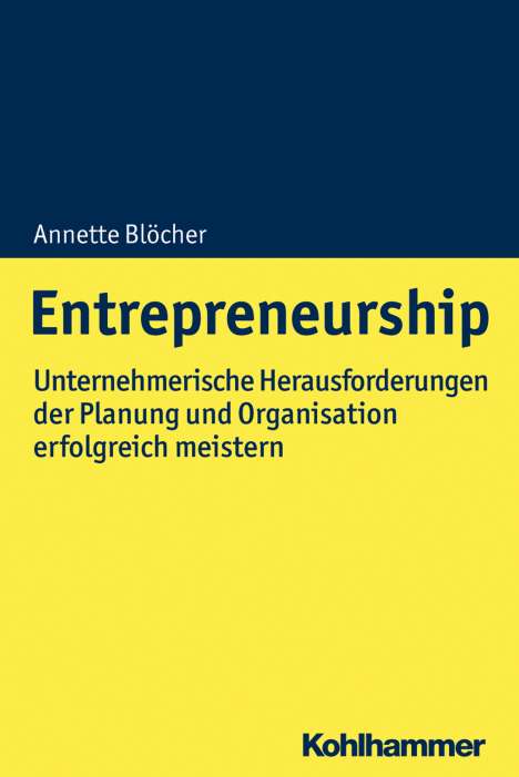 Annette Blöcher: Blöcher, A: Entrepreneurship, Buch