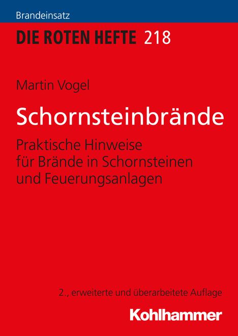 Martin Vogel: Schornsteinbrände, Buch