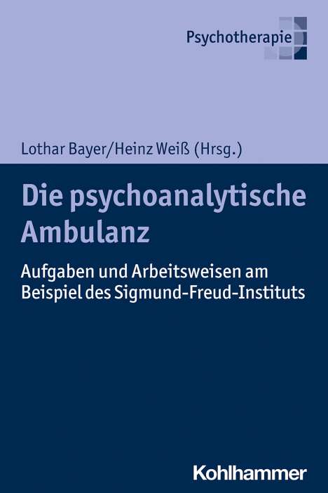 Die psychoanalytische Ambulanz, Buch