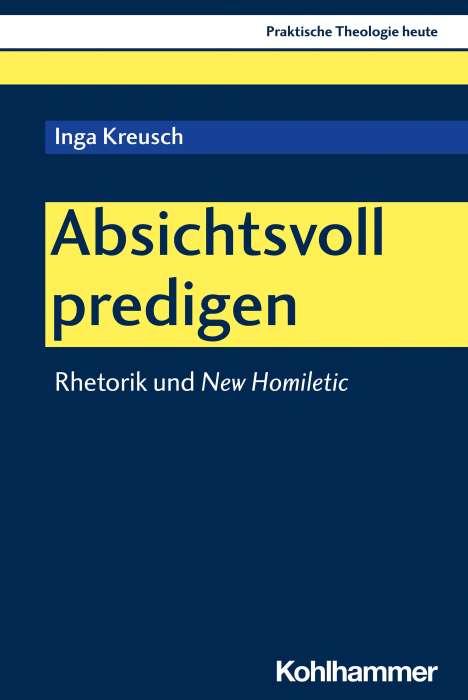 Inga Kreusch: Absichtsvoll predigen, Buch