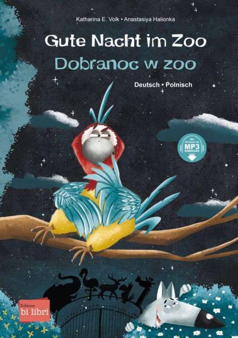 Katharina E. Volk: Gute Nacht im Zoo. Deutsch-Polnisch, Buch