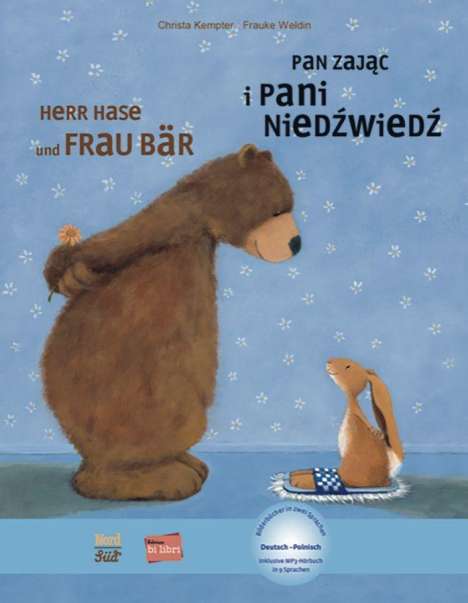 Christa Kempter: Herr Hase &amp; Frau Bär. Kinderbuch Deutsch-Polnisch, Buch
