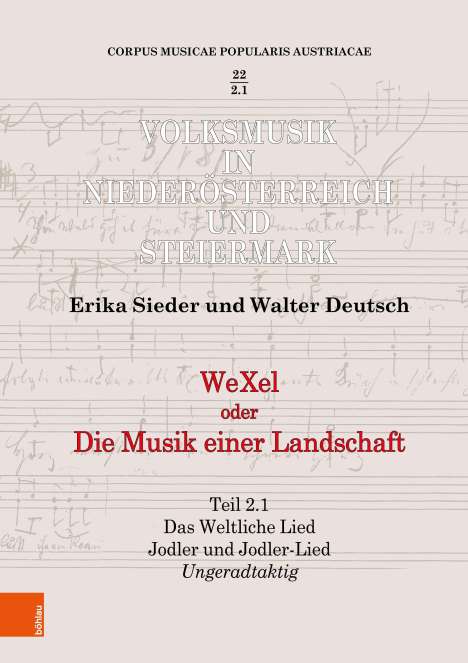Erika Sieder: Sieder, E: WeXel oder Die Musik einer Landschaft 2, Buch