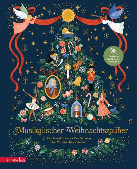 Rudolf Herfurtner: Musikalischer Weihnachtszauber (Das musikalische Bilderbuch zum Streamen) - Drei musikalische Weihnachtsklassiker in einem Band - das perfekte Geschenk für die Weihnachtszeit, Buch