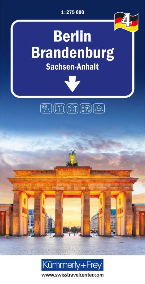 Berlin Brandenburg Nr. 04 Regionalkarte Deutschland 1:275 000, Karten