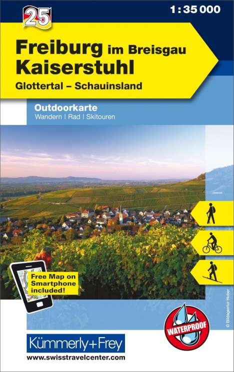 KuF Deutschland Outdoorkarte 25 Freiburg, Karten