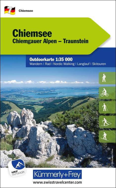 Chiemsee Nr. 07 Outdoorkarte Deutschland 1:35 000, LZ -2026, Karten