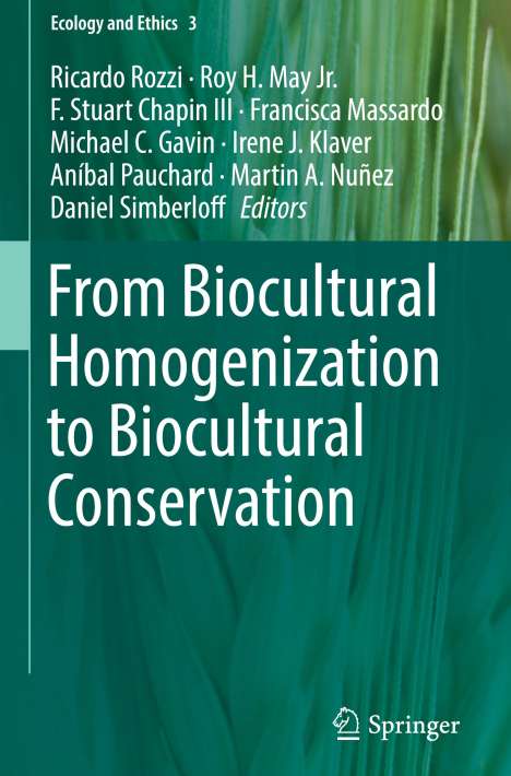 From Biocultural Homogenization to Biocultural Conservation, Buch