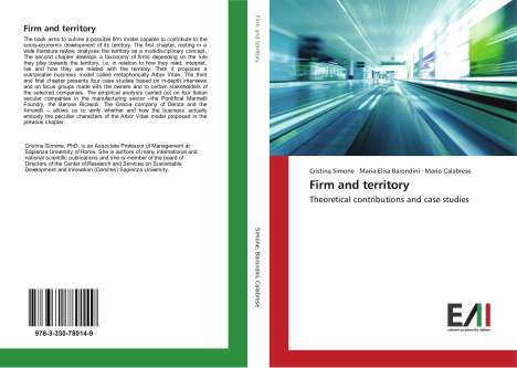 Cristina Simone: Firm and territory, Buch