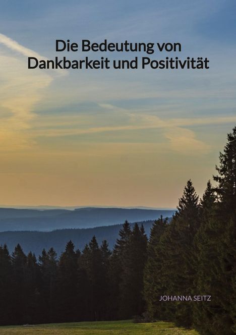 Johanna Seitz: Die Bedeutung von Dankbarkeit und Positivität, Buch