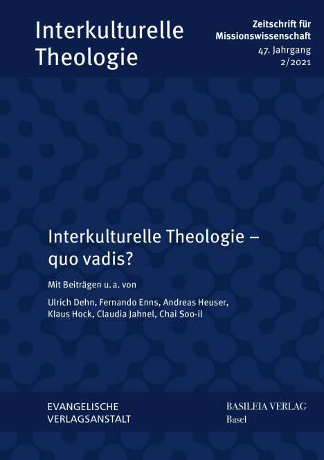 Interkulturelle Theologie - quo vadis?, Buch