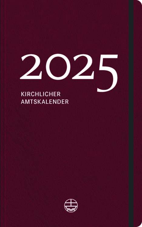 Kirchlicher Amtskalender 2025 - rot, Buch