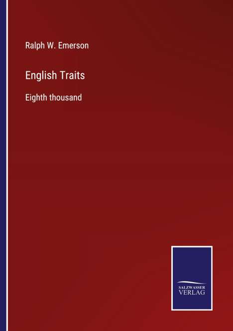 Ralph W. Emerson: English Traits, Buch