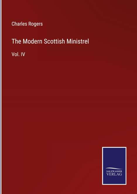 Charles Rogers: The Modern Scottish Ministrel, Buch