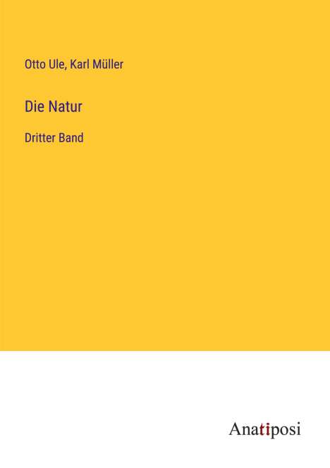 Otto Ule: Die Natur, Buch