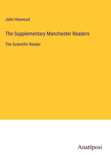 John Heywood: The Supplementary Manchester Readers, Buch