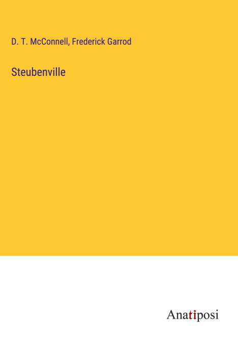 D. T. McConnell: Steubenville, Buch