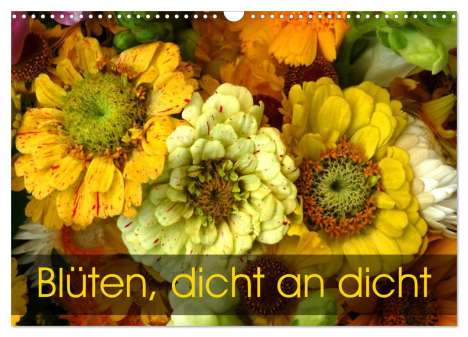 Gisela Kruse: Blüten dicht an dicht (Wandkalender 2024 DIN A3 quer), CALVENDO Monatskalender, Kalender