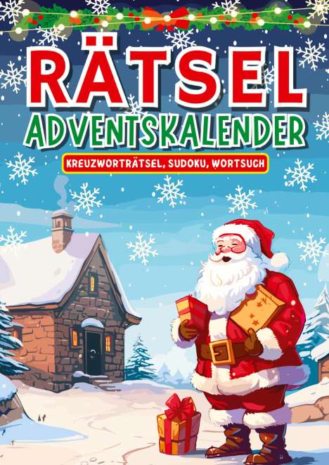 Isamrätsel Verlag: Rätsel Adventskalender 2023 | Weihnachtsgeschenk, Buch