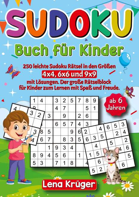 Lena Krüger: Sudoku Buch für Kinder ab 6 Jahren, Buch