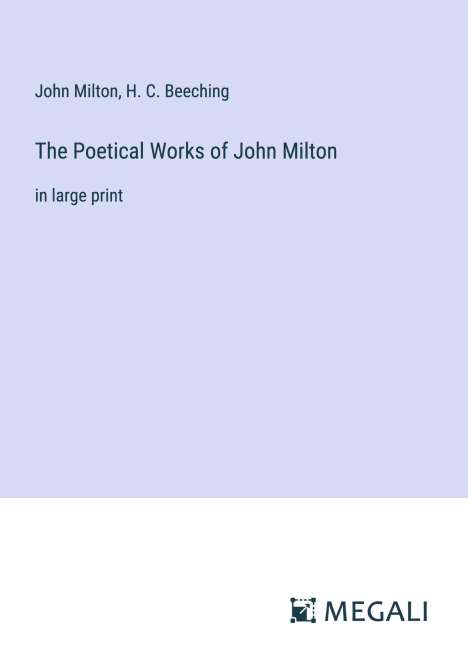 John Milton: The Poetical Works of John Milton, Buch