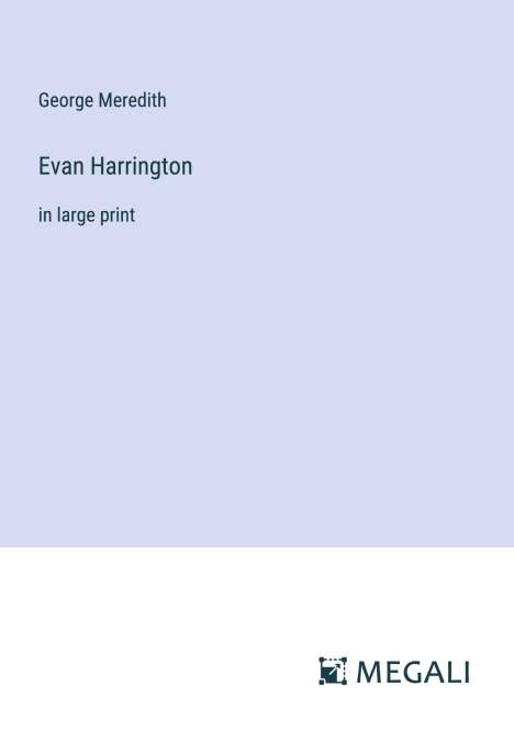 George Meredith: Evan Harrington, Buch