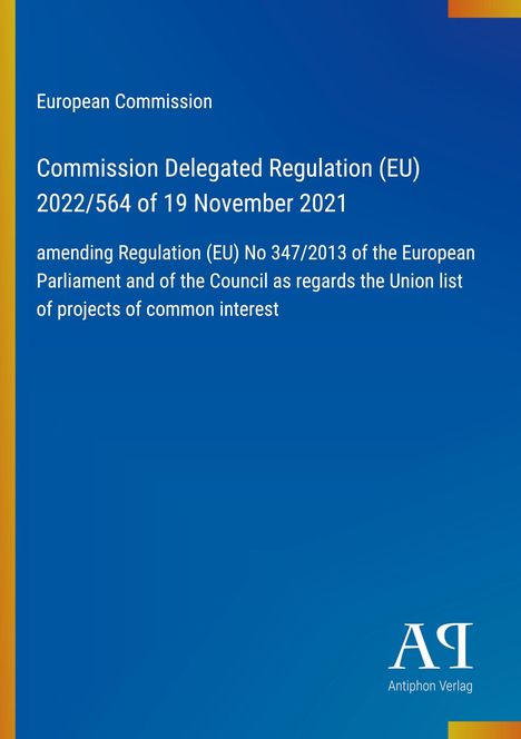 Text zur EU-Verordnung, blaues Layout, links gelber Streifen, Logo "AQ" mit Verlagsnamen unten rechts.