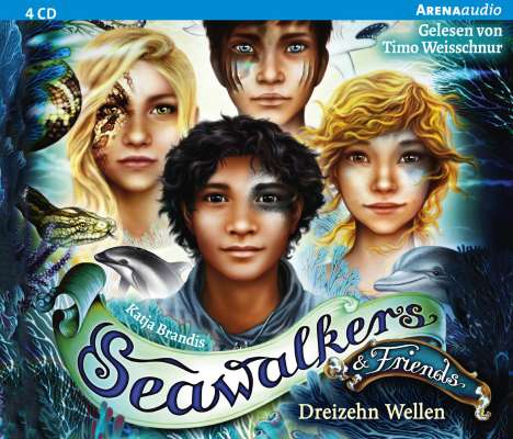 Katja Brandis: Seawalkers &amp; Friends. Dreizehn Wellen, 4 CDs