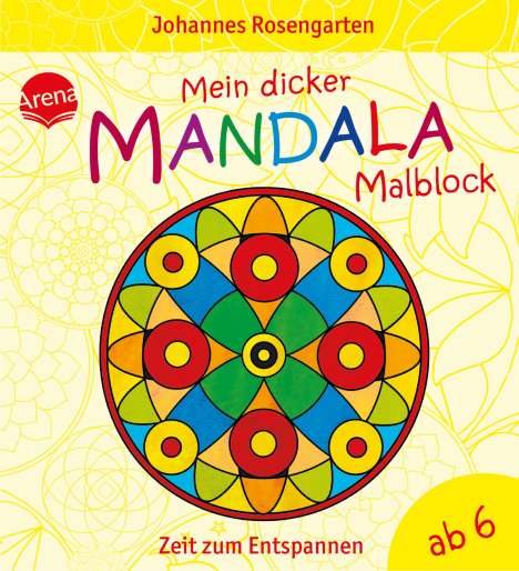 Johannes Rosengarten: Mein dicker Mandala-Malblock, Buch