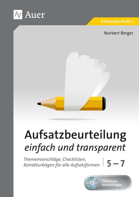 Norbert Berger: Aufsatzbeurteilung einfach und transparent 5-7, Buch