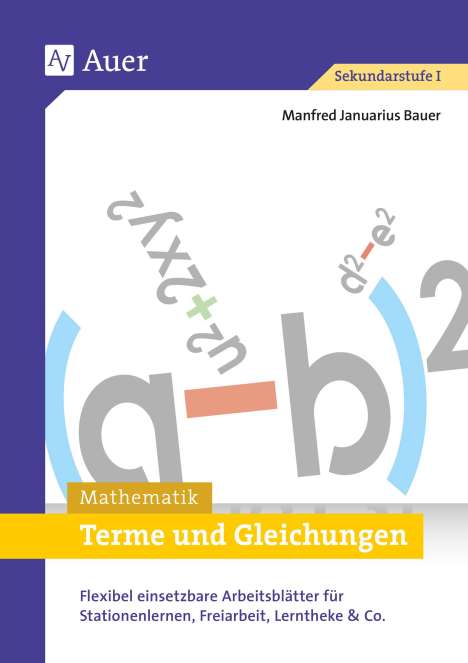 Manfred Januarius Bauer: Terme und Gleichungen, Buch