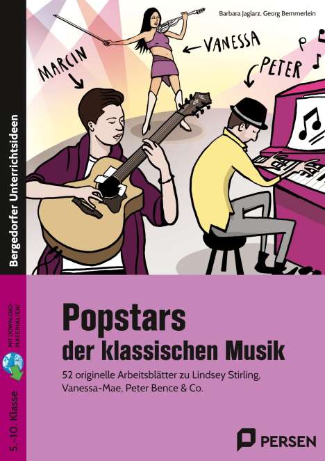 Barbara Jaglarz: Popstars der klassischen Musik, 1 Buch und 1 Diverse