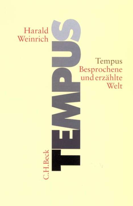 Harald Weinrich: Tempus, Buch