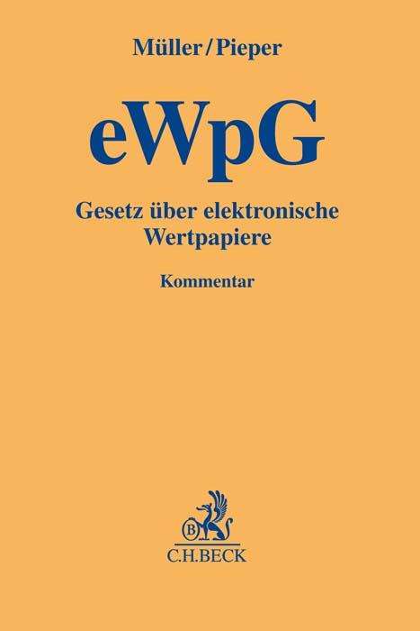 Gesetz über elektronische Wertpapiere (eWpG), Buch
