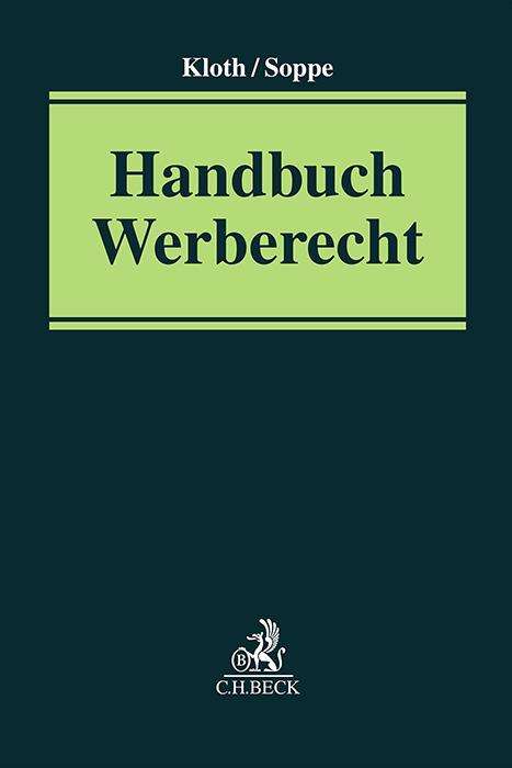 Handbuch Werberecht, Buch