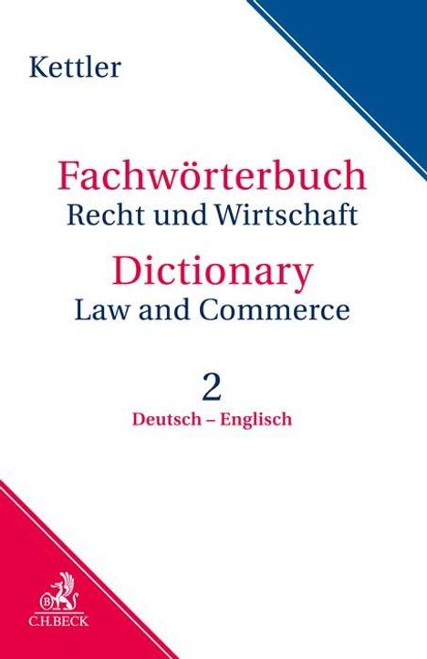 Stefan Kettler: Fachwörterbuch Recht &amp; Wirtschaft Band II: Deutsch - Englisch, Buch