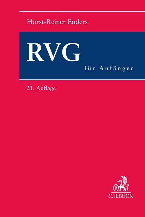 Horst-Reiner Enders: RVG für Anfänger, Buch