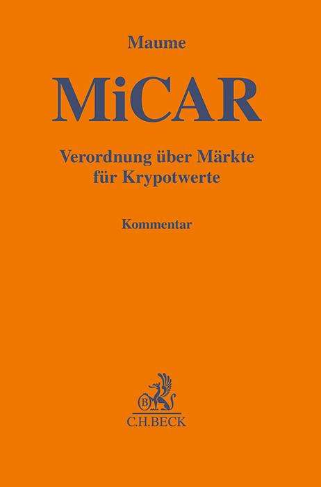 Markets in Crypto-Assets Regulation (MiCAR), Buch