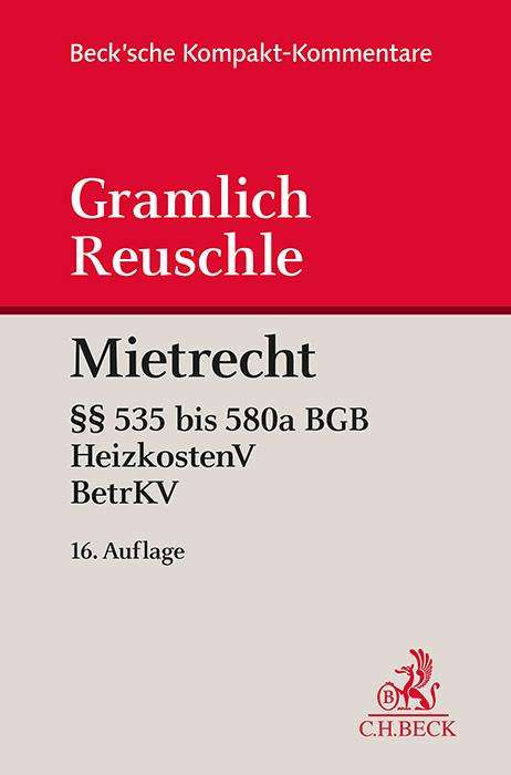 Bernhard Gramlich: Mietrecht, Buch