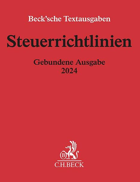 Steuerrichtlinien Gebundene Ausgabe 2024, Buch