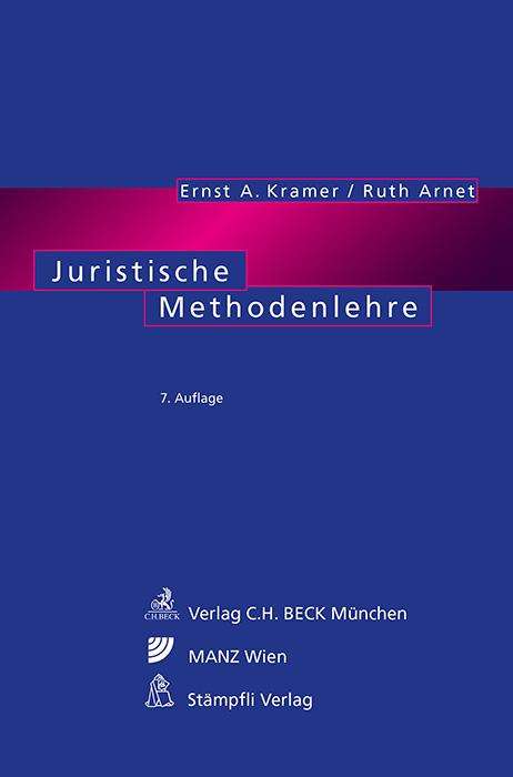 Ernst A. Kramer: Juristische Methodenlehre, Buch