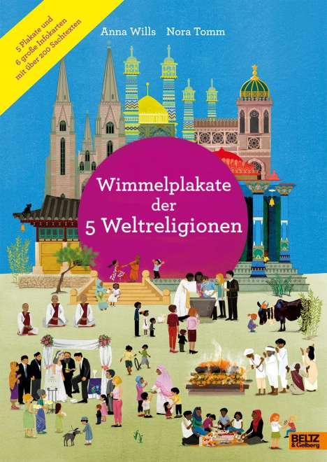 Anna Wills: Wimmelplakate der 5 Weltreligionen, Buch