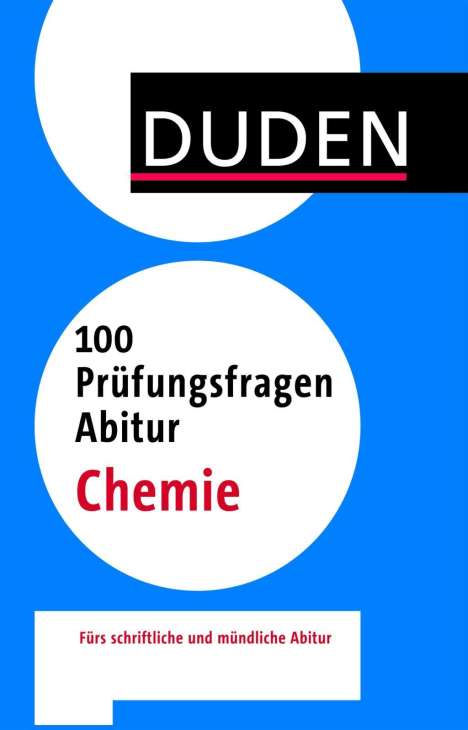 Duden - 100 Prüfungsfragen Abitur Chemie, Buch