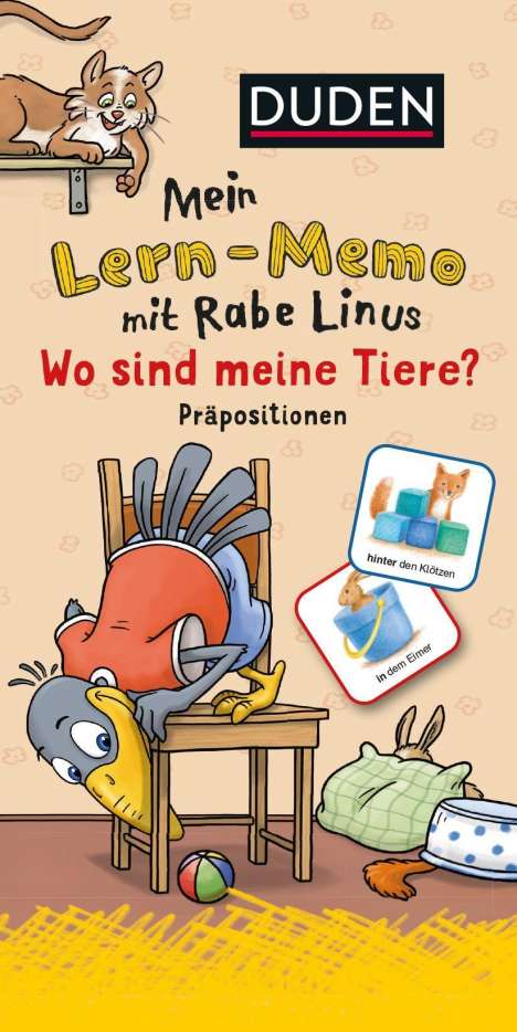 Dorothee Raab: Mein Lern-Memo mit Rabe Linus - Wo sind meine Tiere?, Spiele
