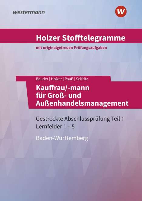 Christian Seifritz: Holzer Stofftelegr. Groß-/Außenh. Aufg. BW, Buch